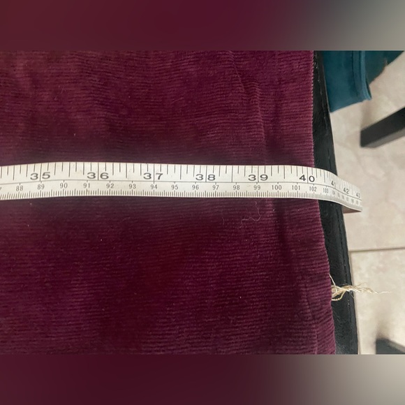 Patagonia Womens Sz24 Burgundy Corduroy Pants, Low Rise, Organic, Stretch Casual - Picture 6 of 6